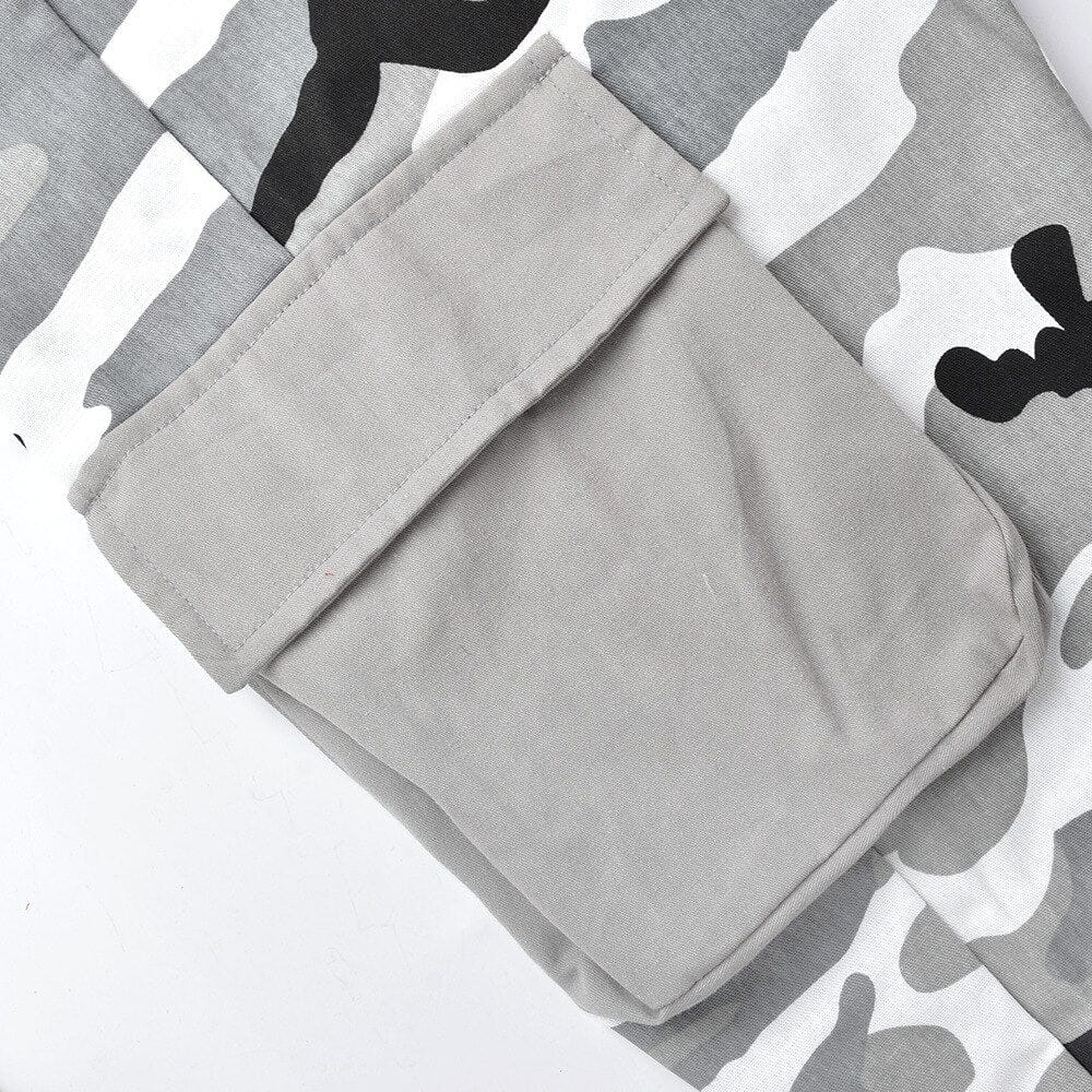 Colorblock Camouflage Cargo Pants Casual Trousers - Love Couture Clothing