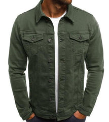 Mens Casual Dual Pocket Jacket