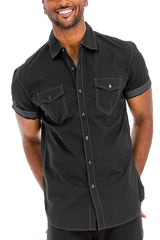 Outline Stitch Two Pocket Shirt