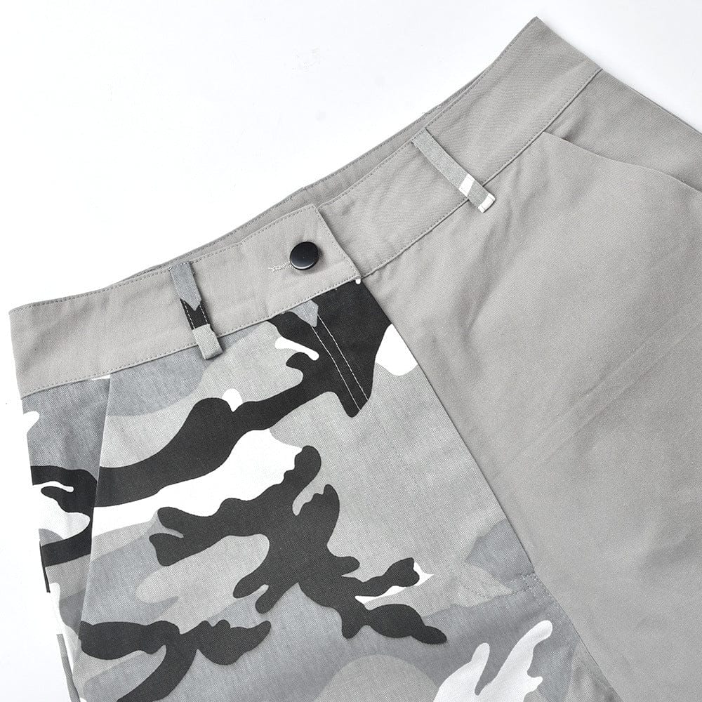 Colorblock Camouflage Cargo Pants Casual Trousers - Love Couture Clothing